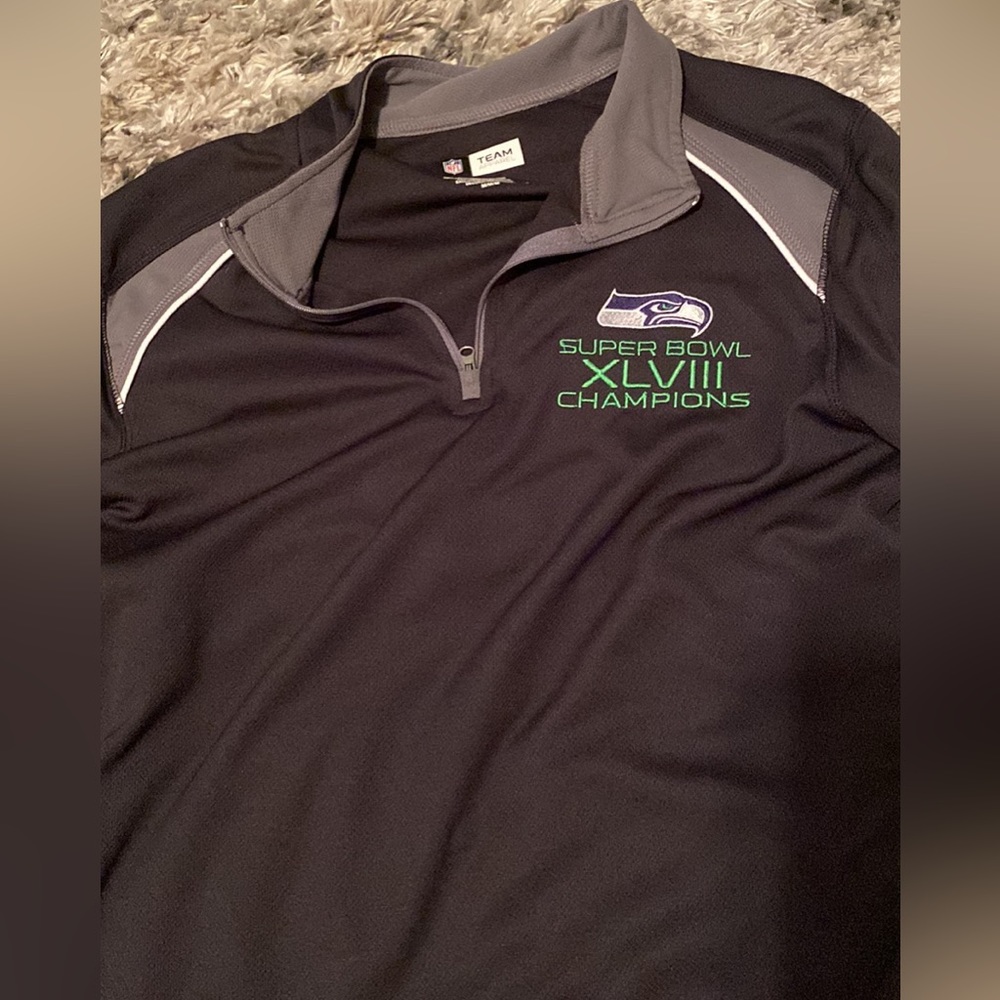 Super Bowl champions Seahawks quarter zip